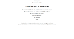 Desktop Screenshot of madknight.com